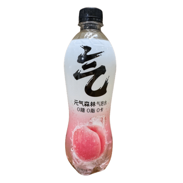 BEBIDA CARBONATADA SABOR MELOCOTÓN BLANCO 480ML