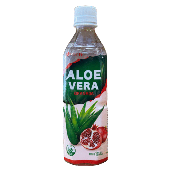 LOTTE - BEBIDA DE ALOE VERA SABOR A GRANADA 500ML