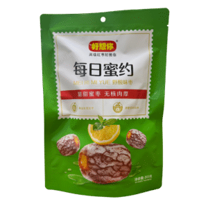 DÁTILES ROJOS CONFITADOS SABOR LIMÓN 200GR