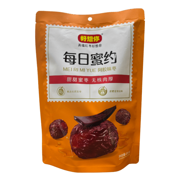 DÁTILES ROJOS CONFITADOS - EJIAO TASTE JUJUBE 200GR