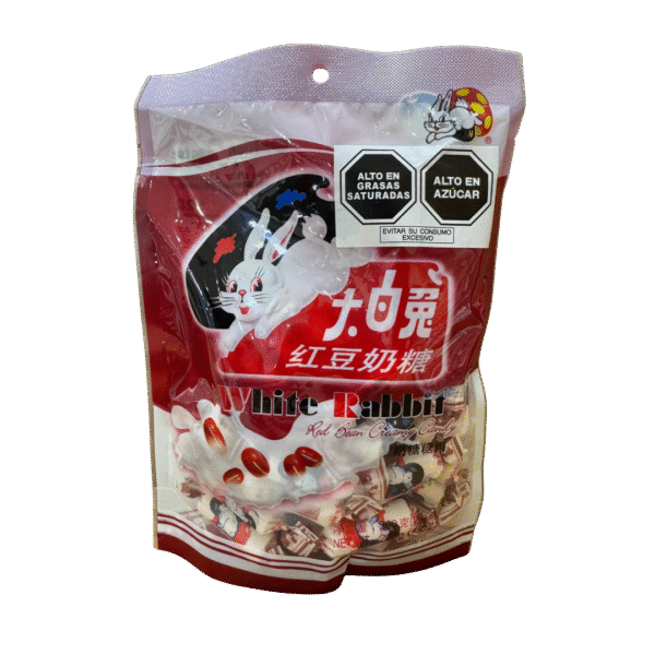 CARAMELO CHINO CONEJO DE LECHE CON SABOR A FREJOL ROJO 200GR