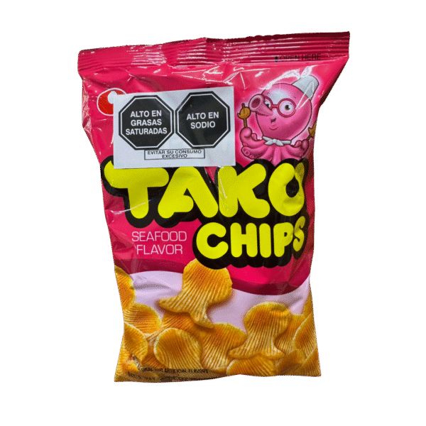 HOJUELAS FRITAS SABOR MARISCO - TAKO CHIPS 60GR