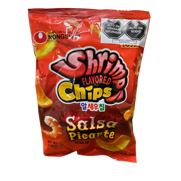 SNACK DE CAMARÓN PICANTE - SHRIMP CHIPS SPICY 45GR
