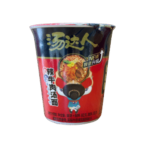 SOPA INSTANTÁNEA EN VASO CON FIDEOS SABOR CARNE DE RES 82GR