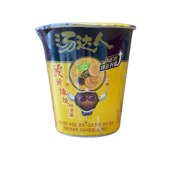 SOPA INSTANTÁNEA EN VASO CON FIDEOS SABOR AGRIPICANTE 82GR