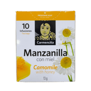 MANZANILLA CON MIEL EN CAJA (10 INFUCIONES)