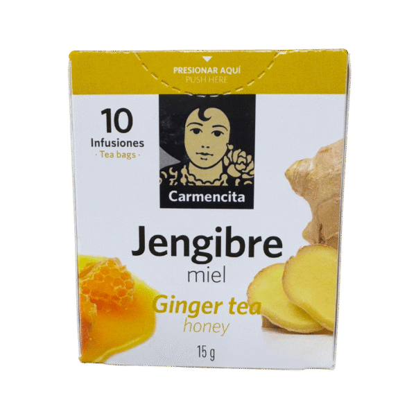JENGIBRE CON MIEL EN CAJA (10 INFUCIONES)